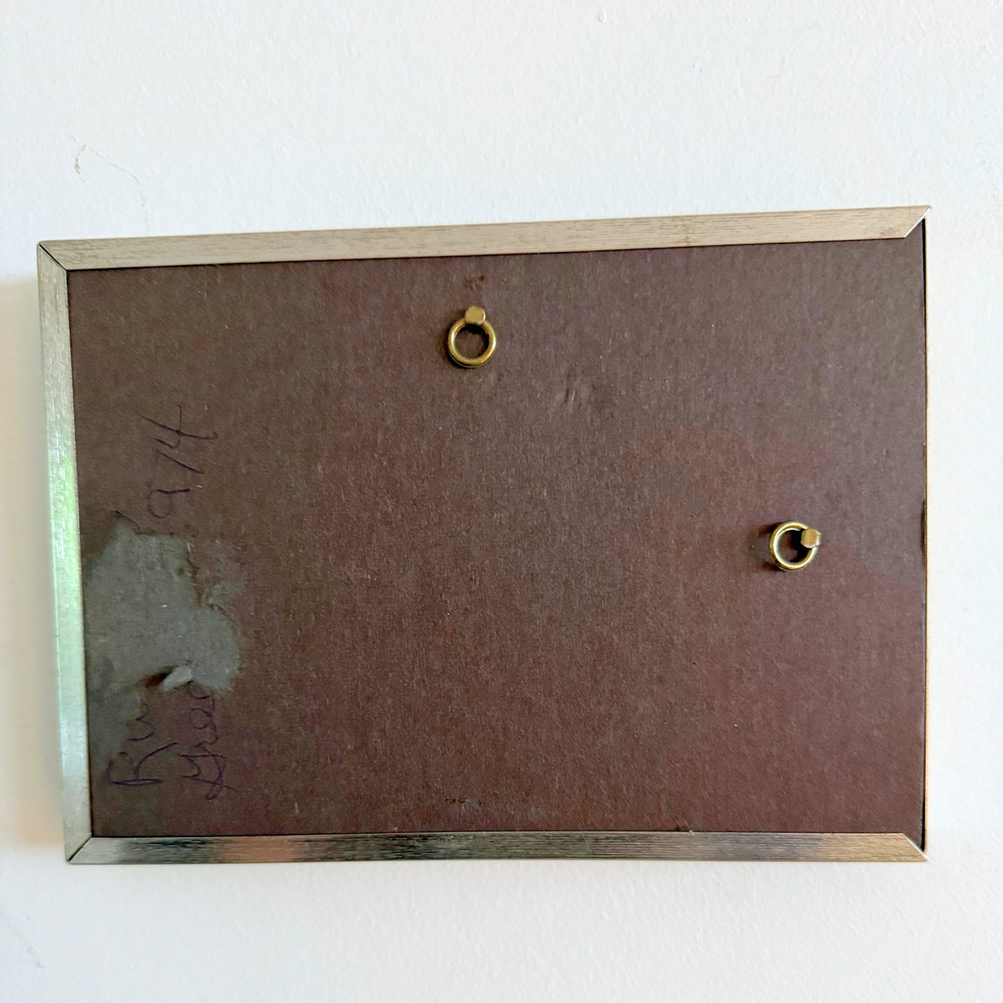 Nautical Coastal Vintage Gallery Wall - Wall Tapestry & Brass Detail 32" x 32