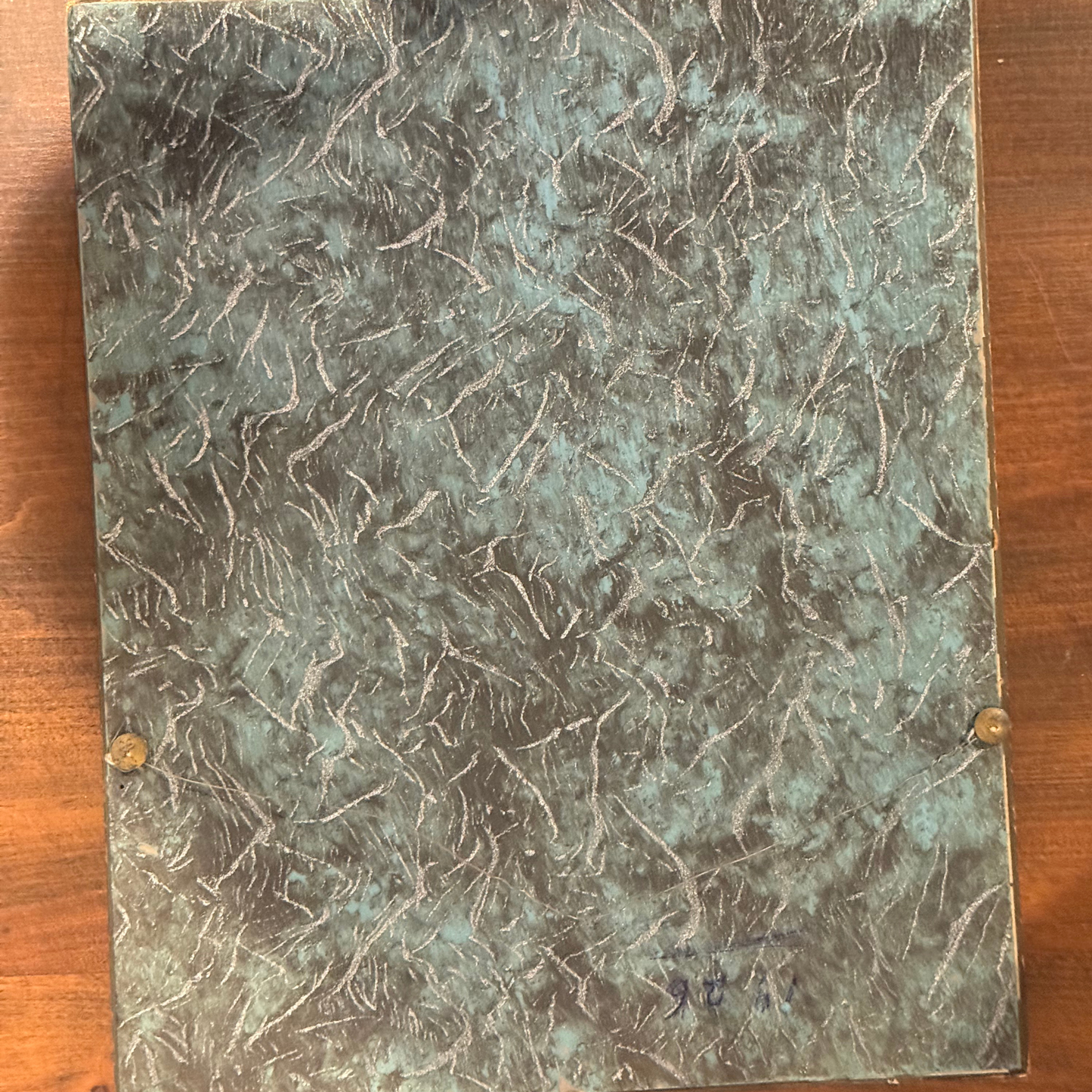 Midcentury Parisian Apartment Vintage Gallery Wall - Oil Paintings & Brass Accent 36" x 32"