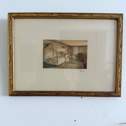 Romantic European Vintage Gallery Wall - Signed Paintings & Gilded Frames 36" x 36"