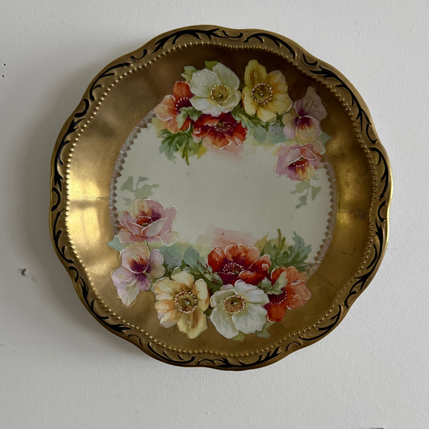 Romantic European Vintage Gallery Wall - Signed Paintings & Gilded Frames 36" x 36"