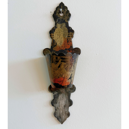 Nautical Coastal Vintage Gallery Wall - Wall Tapestry & Brass Detail 32" x 32