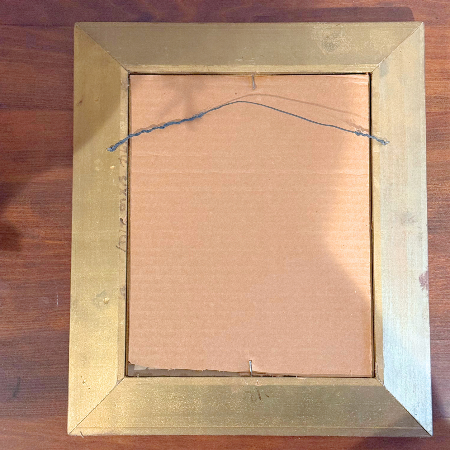 Midcentury Parisian Apartment Vintage Gallery Wall - Oil Paintings & Brass Accent 36" x 32"