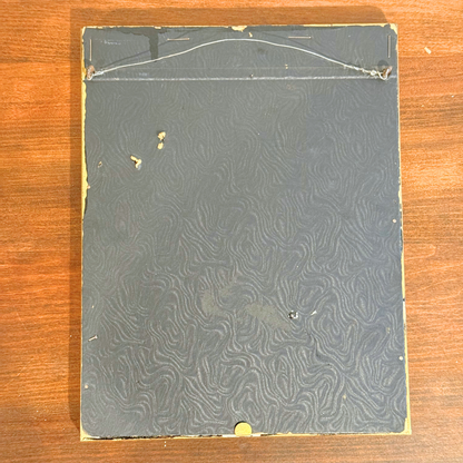 Blooms, Birds and Butterflies Vintage Gallery Wall - Signed Prints & Painted Plates 42" x 30"