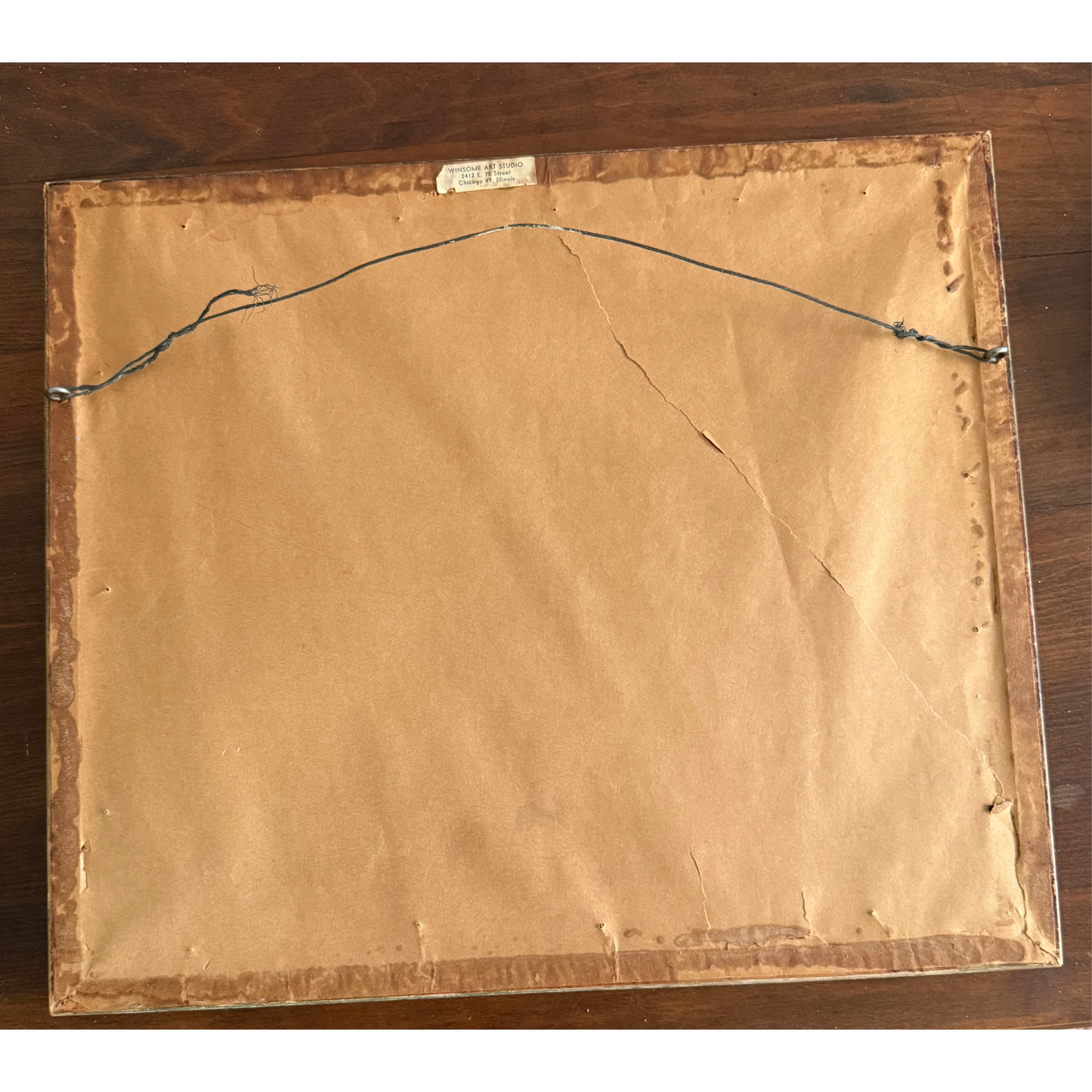 European Cottage Botanical Landscape Vintage Gallery Wall - Silk Painting & Floral Pottery 36" x 42"