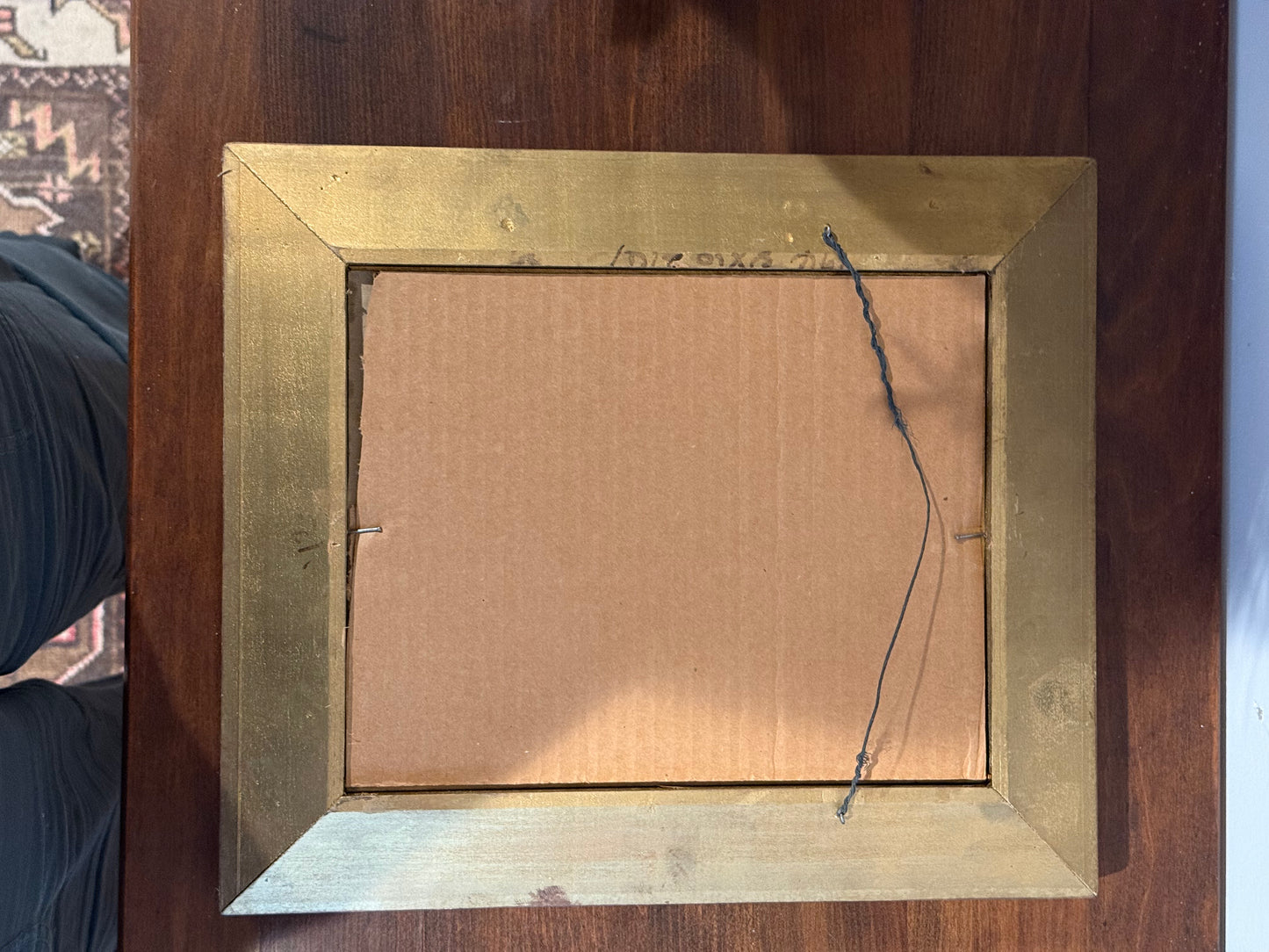 Midcentury Parisian Apartment Vintage Gallery Wall - Oil Paintings & Brass Accent