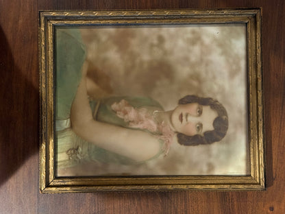 Midcentury Parisian Apartment Vintage Gallery Wall - Oil Paintings & Brass Accent